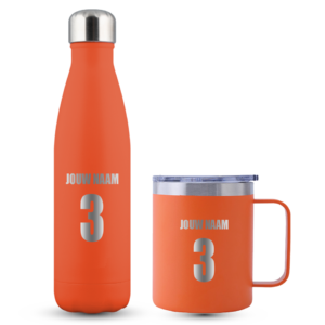 Voetbal Outdoor Set - Thermosfles met thermosbeker