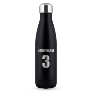 Team fles Zwart